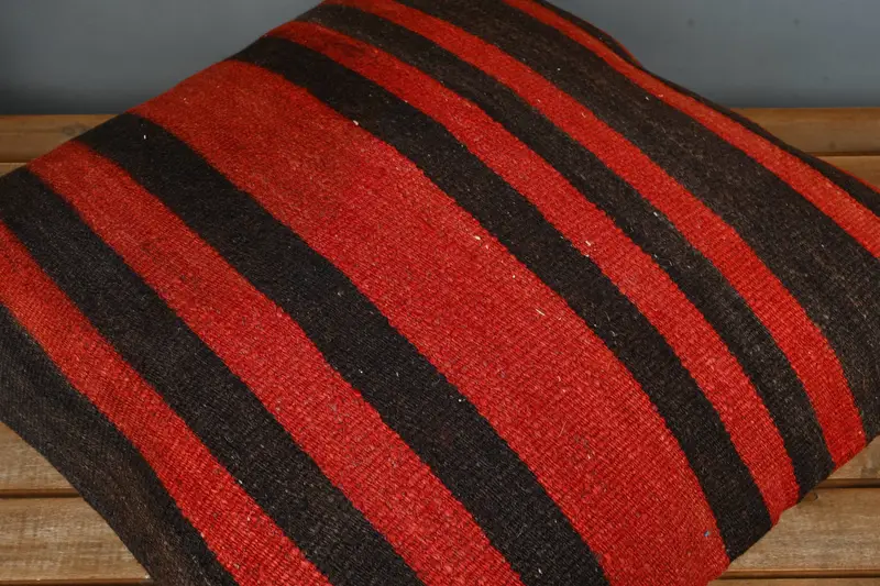 Toss Pillow Cover, Interior Designer Pillow, Pillow Cover, Accent Throw Cushion Case, Boho Pillow, 22x22 Brown Pillow Sham, Pillow for Sofa - 4