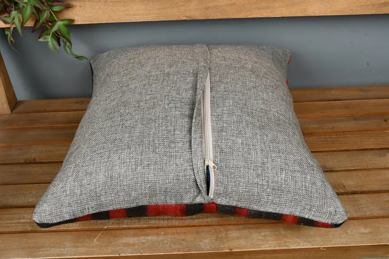 Toss Pillow Cover, Interior Designer Pillow, Pillow Cover, Accent Throw Cushion Case, Boho Pillow, 22x22 Brown Pillow Sham, Pillow for Sofa - 5