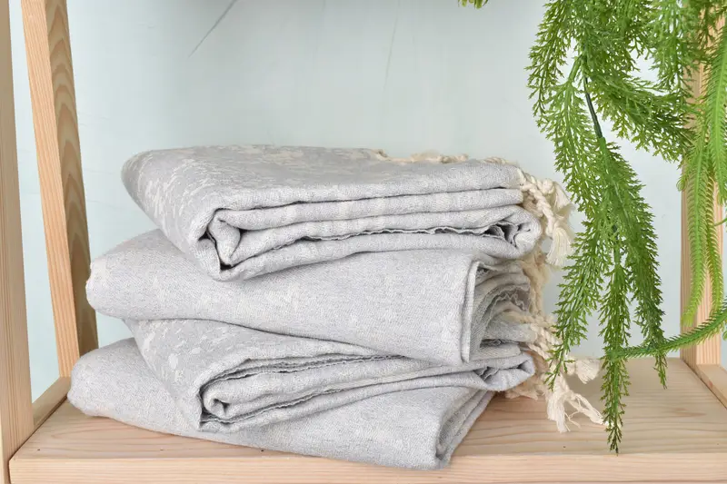 Yoga Towel, Gift Boxes Towel, 70x40 Cotton Carretta Patterned Towel, Luxury towel, Gifts For Him, Large Turkish Towel, Wedding Anniversary Gift - 8