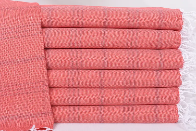 Bachelorette Towel, Monogrammed Hand Towel, 40x24 Cotton Striped Towel, Birthday Gift, Personalized Kitchen Towel, Turkish Towel Hand Towel - 1