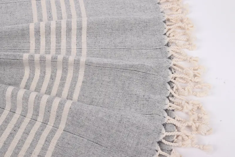 Gift For Her, Bridesmaid Gifts, Peshtemal Towel USA, Turkish Beach Towel Bulk, 70x40 Linen Striped Towel, Customized Towels, Wedding Favors - 8