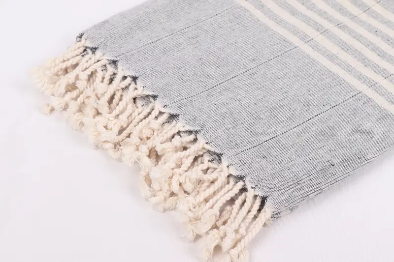 Gift For Her, Bridesmaid Gifts, Peshtemal Towel USA, Turkish Beach Towel Bulk, 70x40 Linen Striped Towel, Customized Towels, Wedding Favors - 7