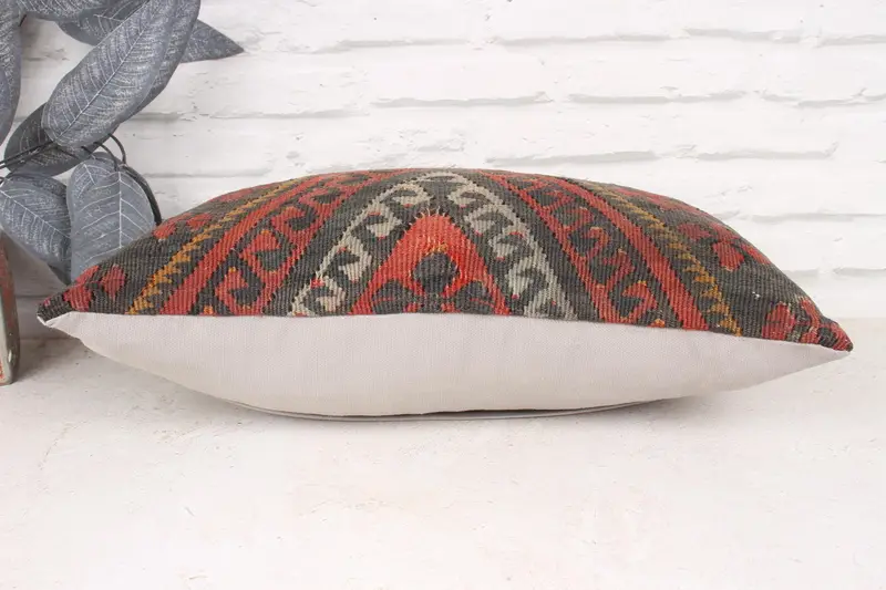 Home Decor Pillow, 12x20 Red Cushion Case, Bed Cushion Case, Indoor Cushion Case, Gift Pillow, Cushion, Pillow for Sofa, Sofa Cushion Cover - 5