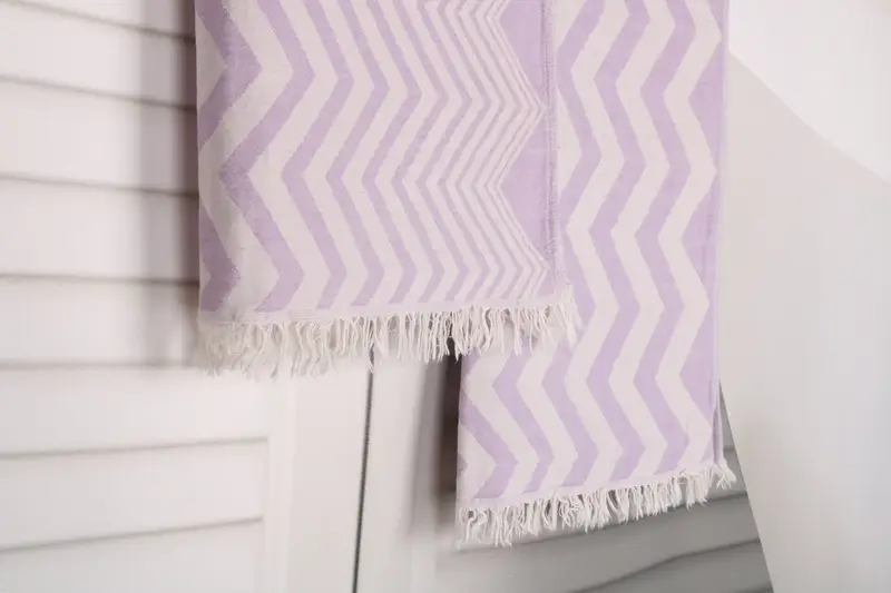 Halloween Gifts, 40x24 Cotton Zigzag Design Towel, Personalized Gifts, Personalized Hand Towel, Turkish Towel Hand Towel, Summer Gift, Summer Towel - 8
