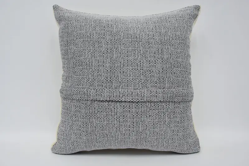 Pillow, Boho Pillow Sham Cover, 18x18 Beige Pillow Case, Antique Pillows, Meditation Cushion Case, Interior Designer Pillow - 6