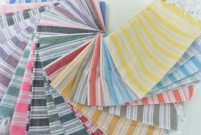 70x40 Cotton Striped Towel, Gifts For Him, Halloween Gifts, Handmade Gift, Monogram Beach Towel, Bachelorette Party Gifts For Bride, Travel Towel - 4