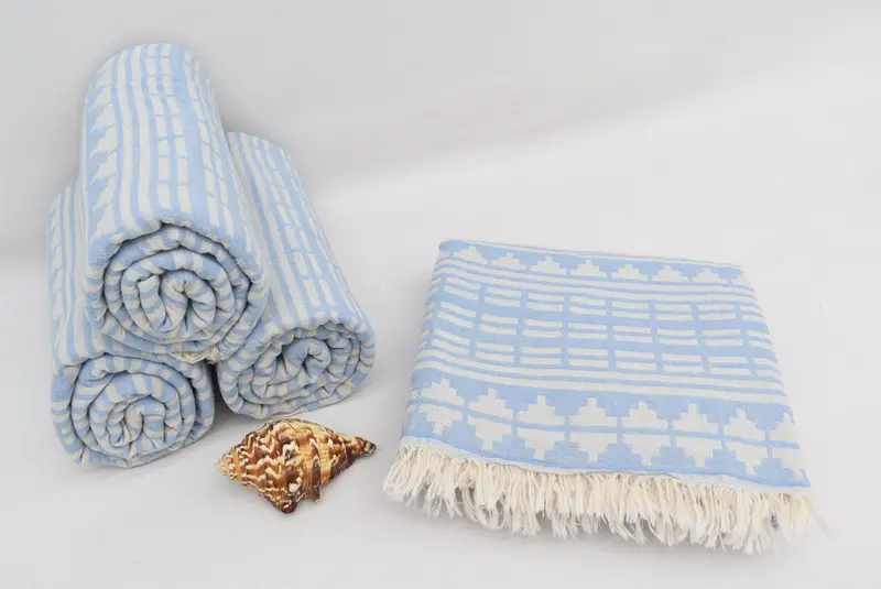 Gift For Wedding Day, Anniversary Gift For Her, Lightweight towel, Gift For Her, 70x40 Cotton Kilim Design Towel, Beach Towel Bulk, Soft towel - 8