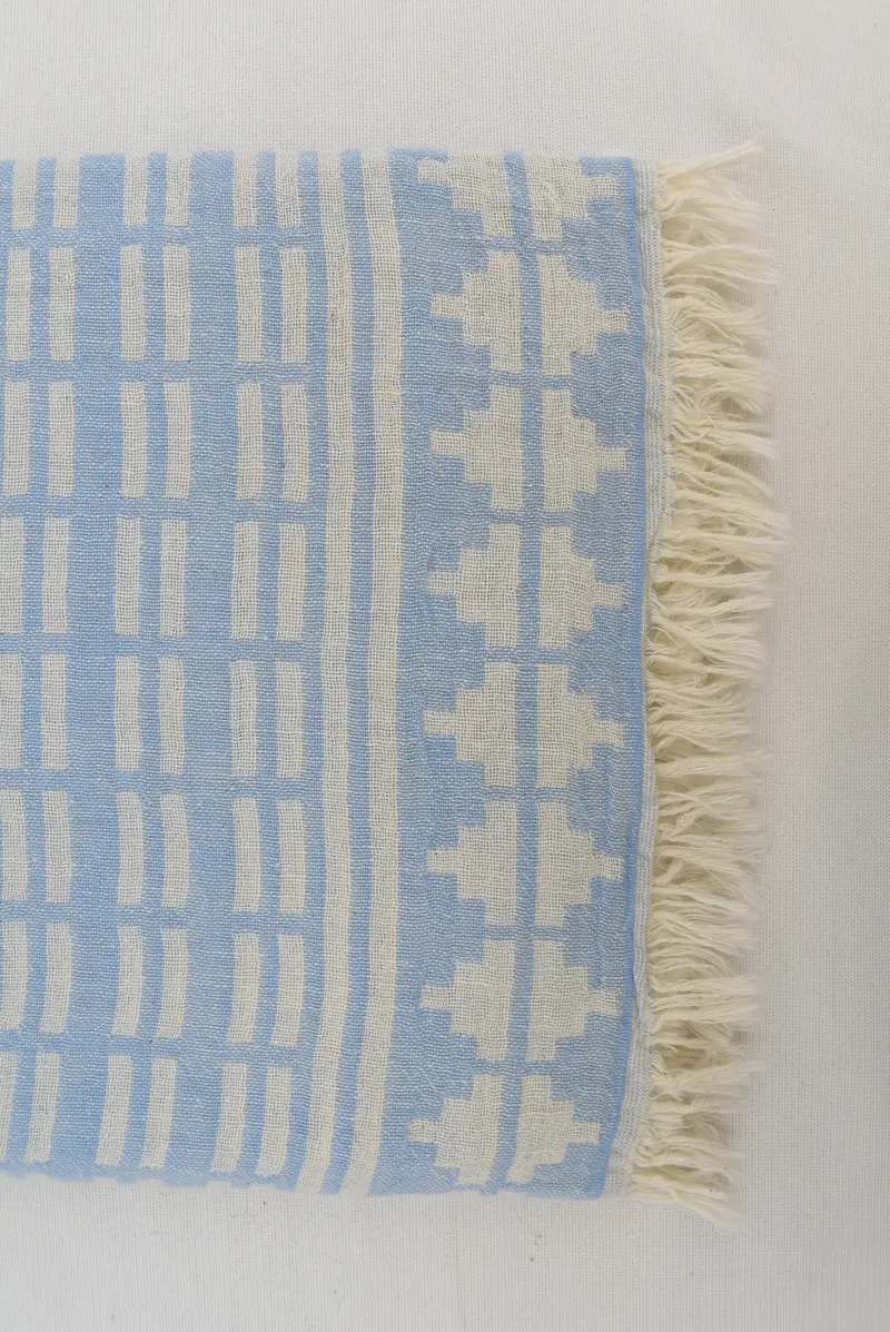 Gift For Wedding Day, Anniversary Gift For Her, Lightweight towel, Gift For Her, 70x40 Cotton Kilim Design Towel, Beach Towel Bulk, Soft towel - 5