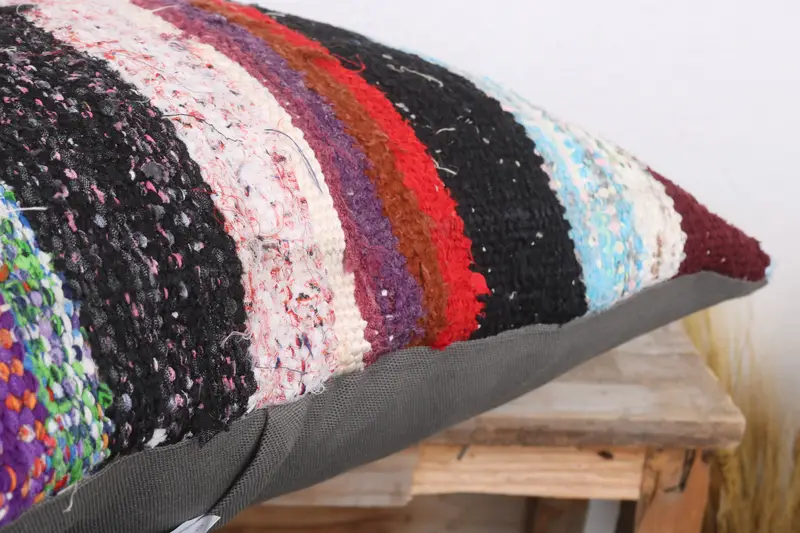 Christmas Pillow Case, Cushion, 20x20 Red Pillow, Garden Cushion Cover, Throw Kilim Pillow, Kilim Cushion Sham, Pillow for Sofa, Aztec Pillow Sham - 6