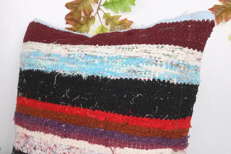Christmas Pillow Case, Cushion, 20x20 Red Pillow, Garden Cushion Cover, Throw Kilim Pillow, Kilim Cushion Sham, Pillow for Sofa, Aztec Pillow Sham - 5