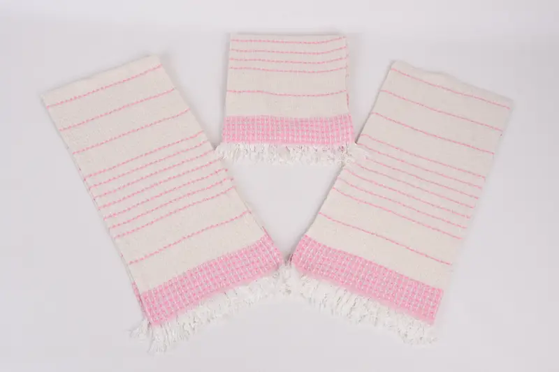 Monogrammed Hand Towel, Holiday Towel, Personalized Bridesmaid Gift, Handmade Gift, 40x20 Cotton Waffle Towel, Monogram Kitchen Towel, Wedding Gift - 6