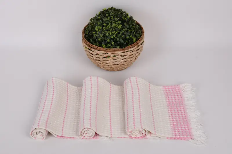 Monogrammed Hand Towel, Holiday Towel, Personalized Bridesmaid Gift, Handmade Gift, 40x20 Cotton Waffle Towel, Monogram Kitchen Towel, Wedding Gift - 8