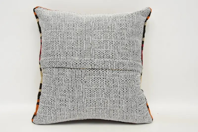 Vintage Pillow Cover, 12x12 Brown Pillow Sham, Cushion Case, Pillow for Couch, Pillow for Sofa, Bohemian Cushion Cushion Case, Turkish Kilim Pillow - 6