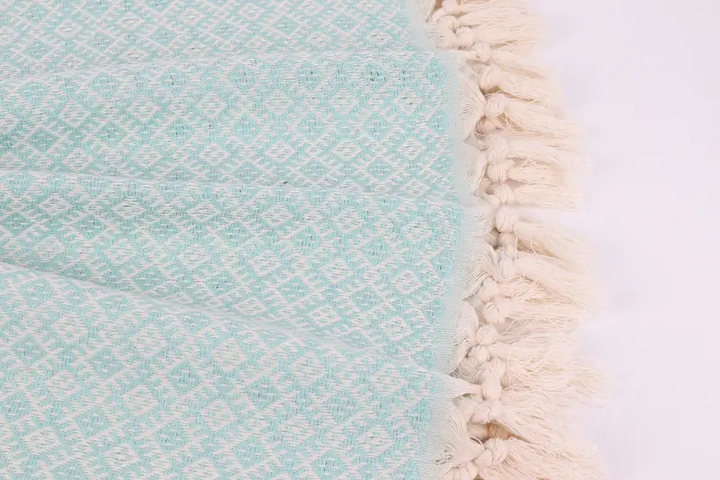 70x40 Cotton Diamond Towel, Organic Cotton Towel, Personalized Bridesmaid Gift, Turkish towel, Wedding Towel, Birthday Gift, Personalized Towel - 8