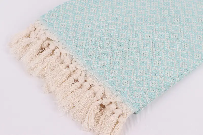 70x40 Cotton Diamond Towel, Organic Cotton Towel, Personalized Bridesmaid Gift, Turkish towel, Wedding Towel, Birthday Gift, Personalized Towel - 7