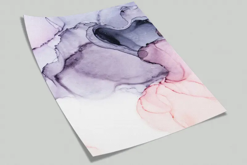 Modern Marble Wall Painting, Bright Wall Paper, Alcohol Ink Wall Mural, , 3d Wall Paper, Custom Wall Paper, Soft Tones Marble Wall Mural, - 5