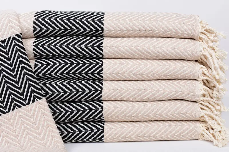 Gift For Her, Oversized lightweight Turkish bath towel USA, Quick-Dry Beach Towel, Unique Gift, Custom Beach Towel, 70x40 Cotton Chevron Towel
