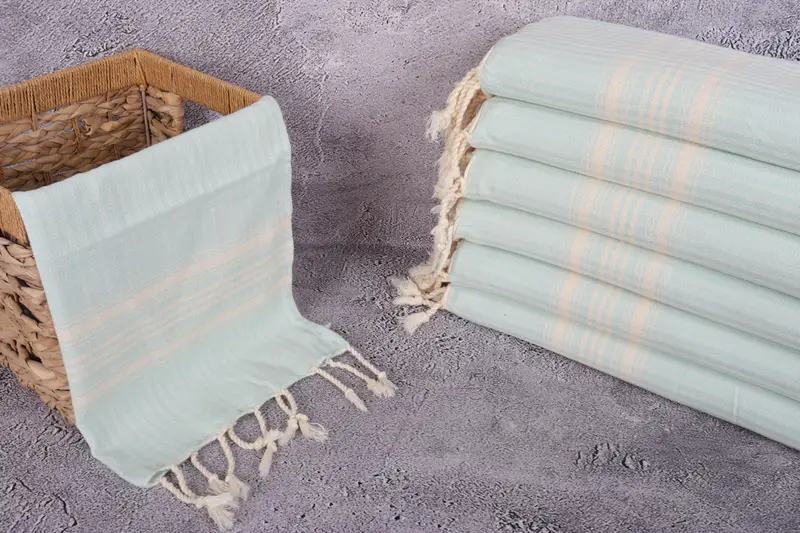 Personalized Hand Towel, Custom Wedding Gift From Bridesmaid, Turkish Hand Towel, 40x18 Cotton Striped Towel, Wedding Gift, Gift For Best Friend - 3