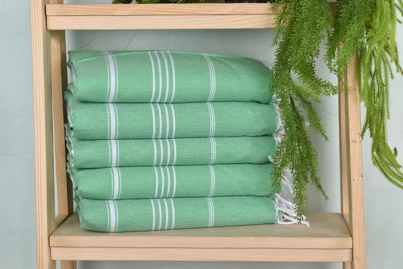 70x40 Cotton Striped Towel, Oversized Beach Towel, Personalized Beach Towel, Bachelorette Party Favors, Gifts For Him, Spa Towel, Engagement Gift - 1