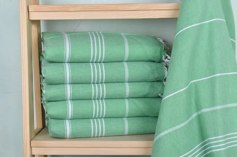 70x40 Cotton Striped Towel, Oversized Beach Towel, Personalized Beach Towel, Bachelorette Party Favors, Gifts For Him, Spa Towel, Engagement Gift - 2