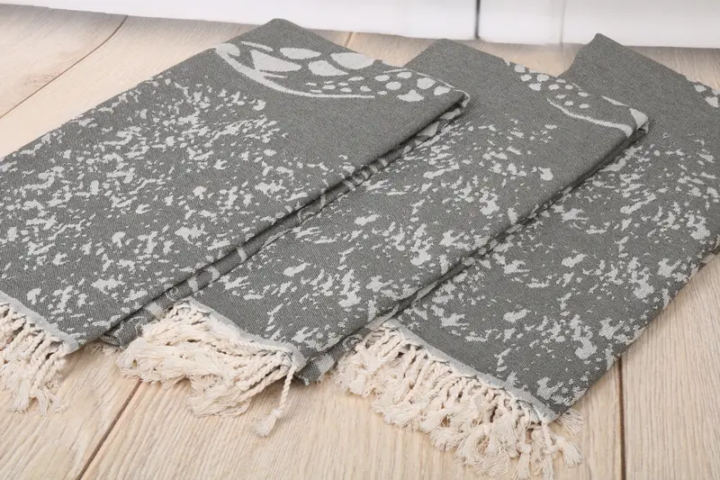 Wedding Gift Ideas, Personalized Beach Towel, 70x40 Cotton Carretta Patterned Towel, Sand-free towel, Handmade Turkish Towel, Wedding Gifts Towel - 7