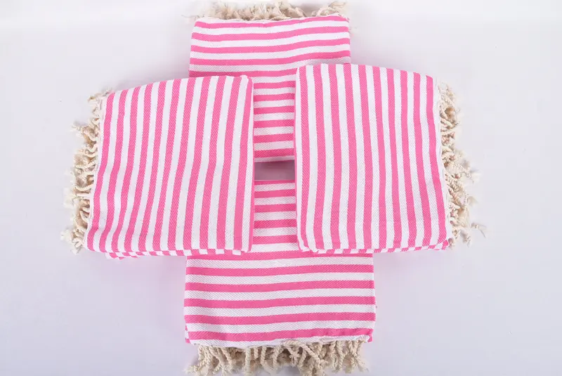 Custom Towel, Miami Bachelorette Party Favors, Quick-dry peshtemal, 70x40 Cotton Striped Towel, Monogram Towels, Gift For Her, Bridal Party Gifts - 6