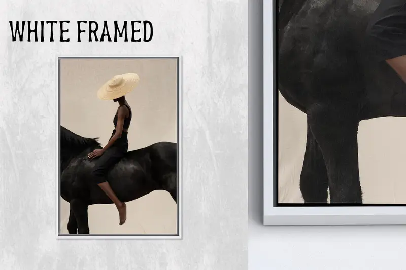 Lienzo de caballo elegante: regalo perfecto para amantes de los caballos para mujeres