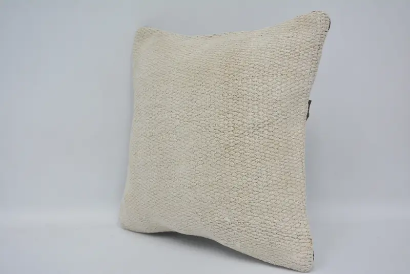 Geometric Embroidered Throw Pillow, 12x12 Inches Size Pillow - 4