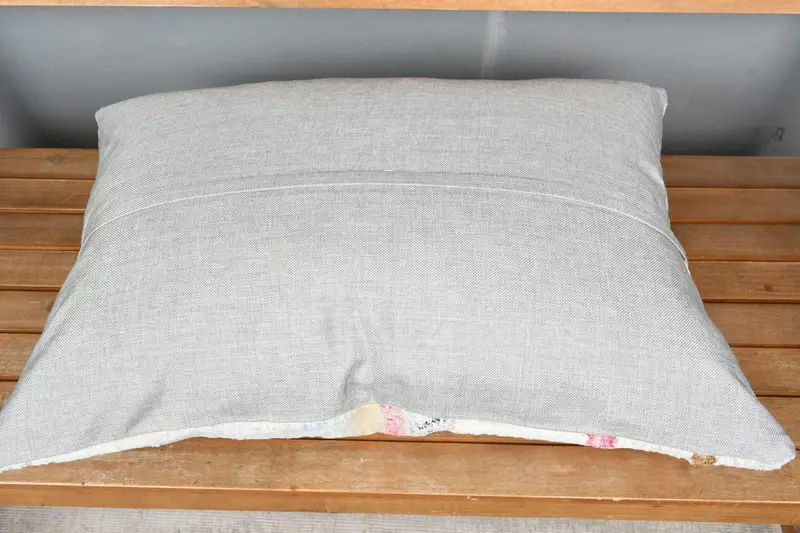 Colorful Pillow Sham, Home Decor Pillow, Kilim Pillow Cover, Farmhouse Pillow Sham, Pillow, Vintage Kilim Pillow, 20x28 White Pillow Case - 5