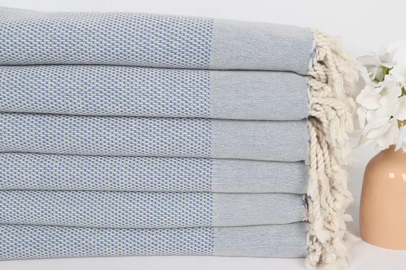 70x40 Cotton Geometric Towel, Large Turkish Towel, Wedding Gifts Towel, Handmade Gift, Custom Name Towel, Custom Turkish Towel, Sand-resistant towel - 3