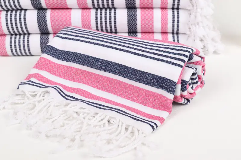 Florida Bachelorette Party Favors, Organic Turkish towel, Turkish beach towel, Custom Gift, Mother Of The Groom Gift, 70x40 Cotton Striped Towel - 4