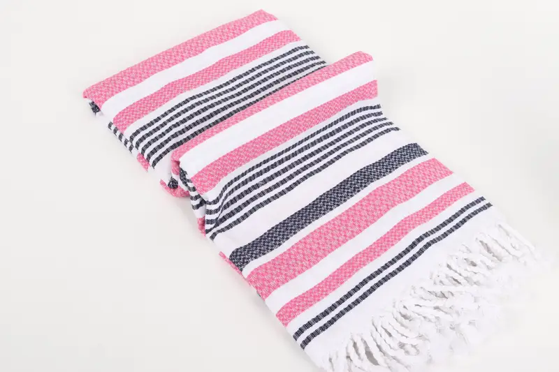Florida Bachelorette Party Favors, Organic Turkish towel, Turkish beach towel, Custom Gift, Mother Of The Groom Gift, 70x40 Cotton Striped Towel - 6