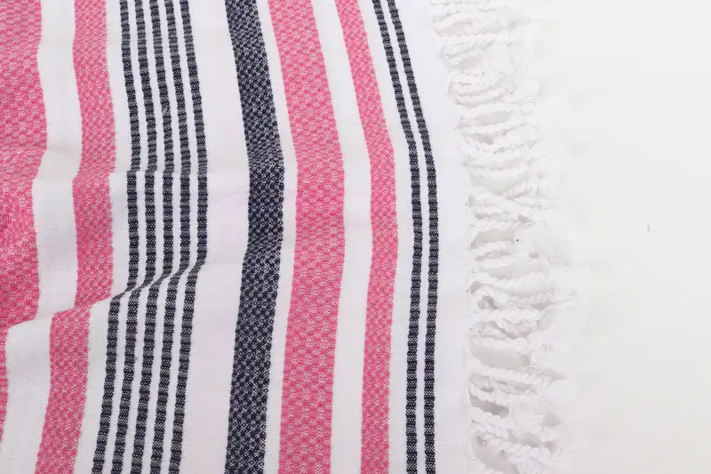 Florida Bachelorette Party Favors, Organic Turkish towel, Turkish beach towel, Custom Gift, Mother Of The Groom Gift, 70x40 Cotton Striped Towel - 8