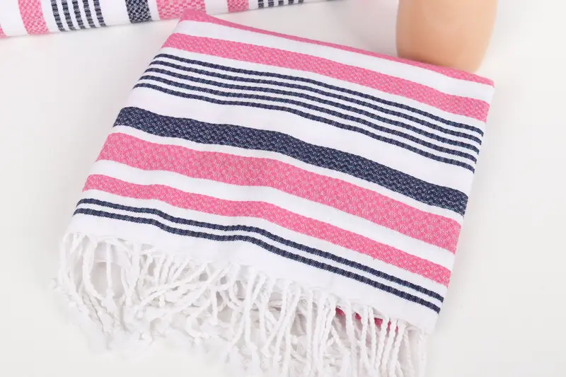Florida Bachelorette Party Favors, Organic Turkish towel, Turkish beach towel, Custom Gift, Mother Of The Groom Gift, 70x40 Cotton Striped Towel - 5