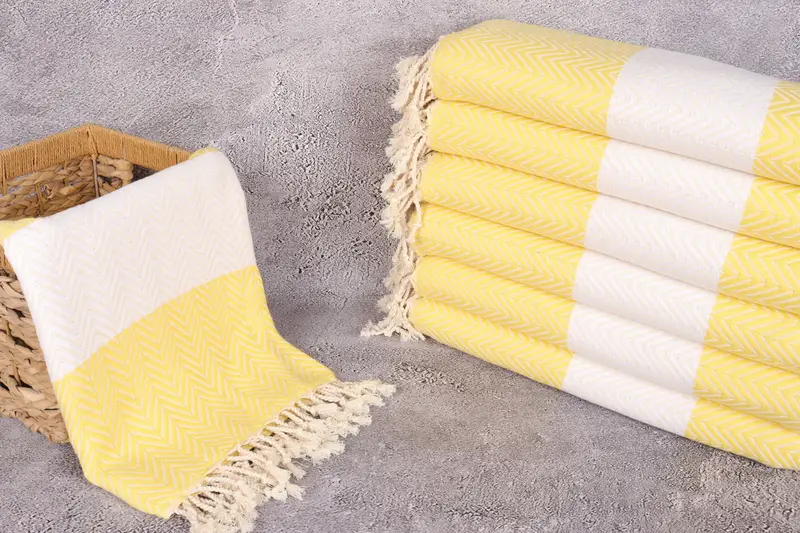 Monogrammed Turkish Towel, Bachelorette Party Gifts Bridesmaids, Monogram Turkish Towel, 70x40 Cotton Chevron Towel, Handmade Gift, Gifts For Him - 3