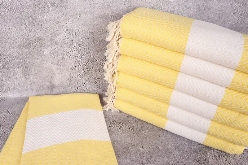 Monogrammed Turkish Towel, Bachelorette Party Gifts Bridesmaids, Monogram Turkish Towel, 70x40 Cotton Chevron Towel, Handmade Gift, Gifts For Him - 2
