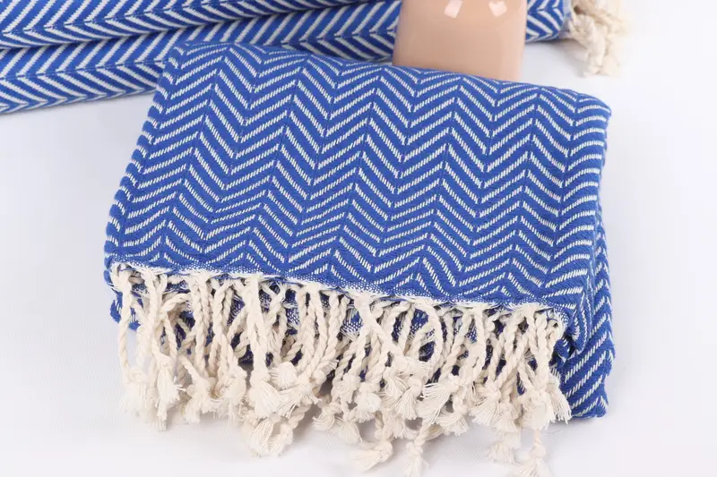 Family Gift, Personalized Towel, 70x40 Cotton Zig zag Towel, Handwoven Turkish Towel, Sand-free towel, Bachelorette Party Gifts Bridesmaids - 5