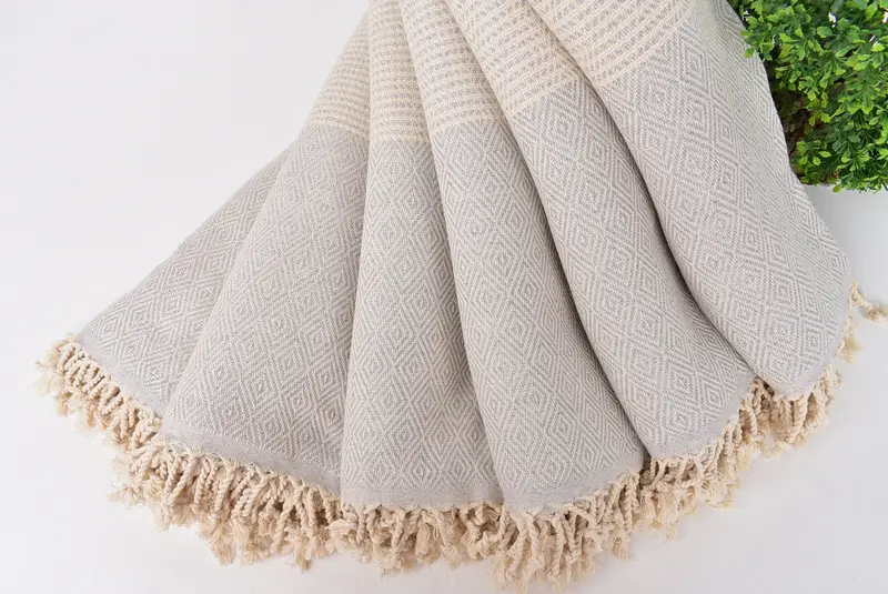 Bachelor Gifts, Sand-free towel, 70x40 Cotton Chevron Towel, Organic Cotton Towel, Home Gift, Decorative Towel, Bridesmaid Towel, Fouta towel - 4