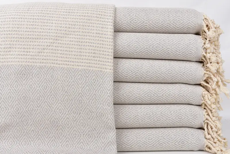 Bachelor Gifts, Sand-free towel, 70x40 Cotton Chevron Towel, Organic Cotton Towel, Home Gift, Decorative Towel, Bridesmaid Towel, Fouta towel - 1