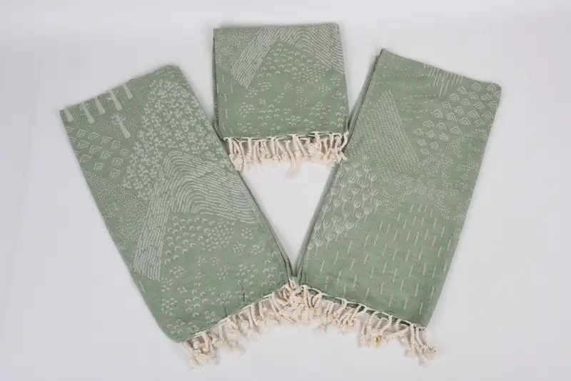 Kişiselleştirilmiş Mutfak Havlusu, 36x18 Pamuk Dağ Tasarım Havlu, Küçük Banyo Havluları, Kişiselleştirilmiş Hediye, Ev İçin Hediye, Türk Havlu, Onun İçin Hediye - 7