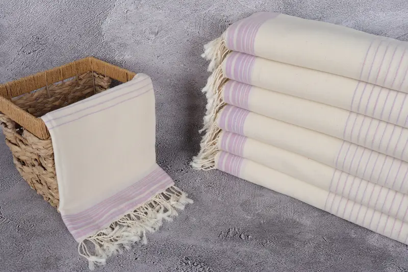 Bathroom Towel, Bachelorette Party Gifts, Bridesmaid Gift Towel, 68x36 Cotton Striped Towel, Extra large Turkish bath towel, Soft towel, Gym Towel - 3