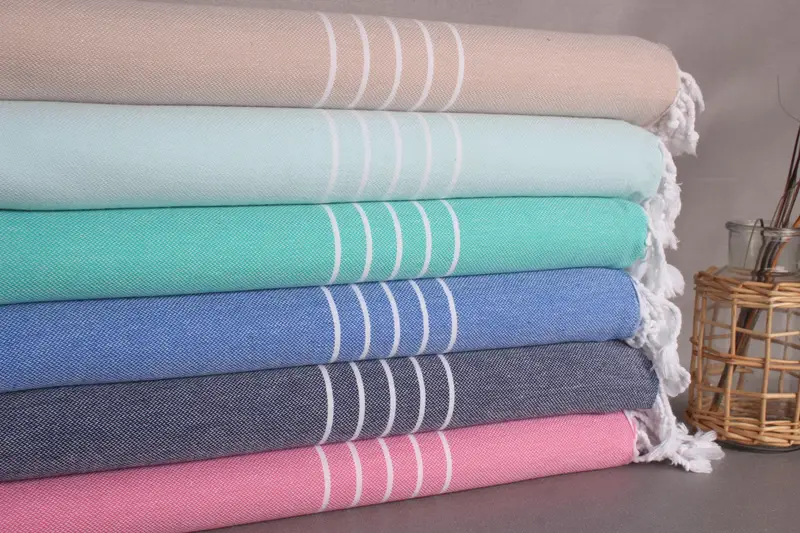 Scarf Towel, Embroidery Towels, Bridesmaid Gift Towel, Beach Towel Gift, 70x40 Cotton Striped Towel, Personalized Bridesmaid Gift, Custom Bath Towel - 2