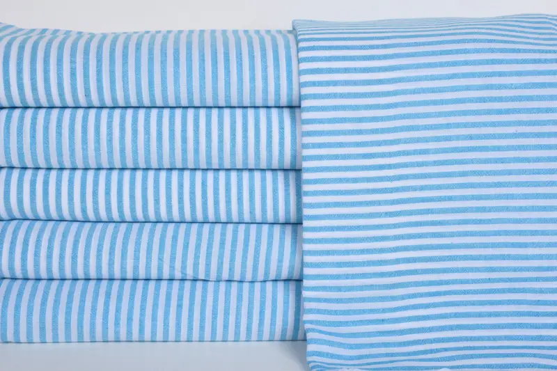 Bachelorette Party Gift, Boyfriend Christmas Gift, Handwoven Turkish bath towel, Bridal Shower Gift, 68x36 Cotton Striped Towel, Custom Wedding Gift - 1