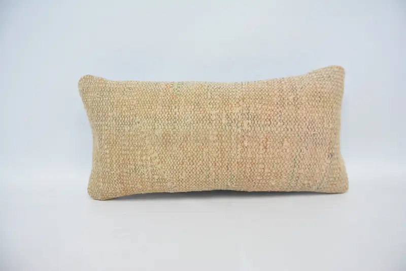 12x24 Beige Pillow, Boho Pillow, Gift Pillow, Kilim Pillow Cover, Armchair Cushion, Pillow, Boho Chic Pillow Cover, Neutral Pillow - 1