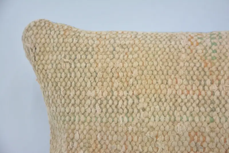 12x24 Beige Pillow, Boho Pillow, Gift Pillow, Kilim Pillow Cover, Armchair Cushion, Pillow, Boho Chic Pillow Cover, Neutral Pillow - 2