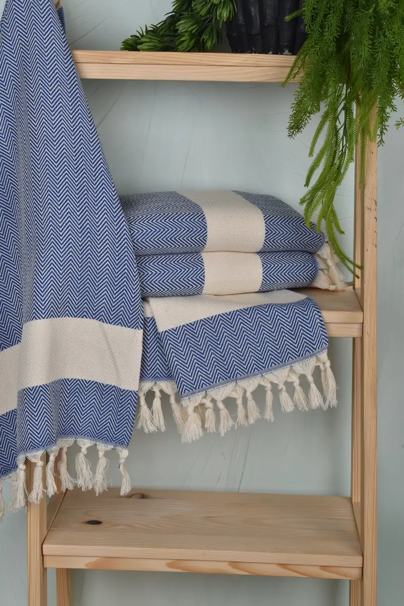 Personalized Gift, 36x18 Cotton Herringbone Towel, Monogram Kitchen Towel, Engagement Gift, Bachelorette Party Items, Turkish Hand Towel - 6