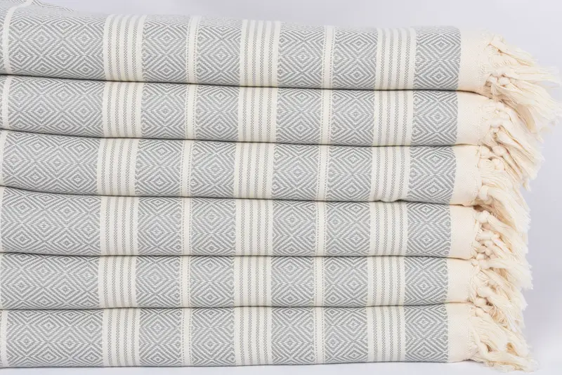 Personalized Wedding Gift, Best Beach Towel, 70x38 Cotton Diamond Towel, Gym Towel, Gift Boxes Towel, Friends Beach Towel, Organic Turkish towel - 3