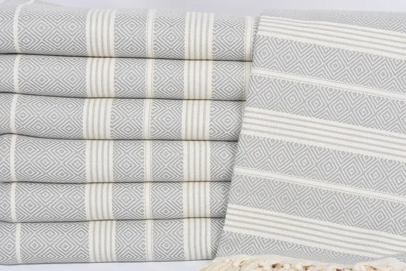 Personalized Wedding Gift, Best Beach Towel, 70x38 Cotton Diamond Towel, Gym Towel, Gift Boxes Towel, Friends Beach Towel, Organic Turkish towel - 2