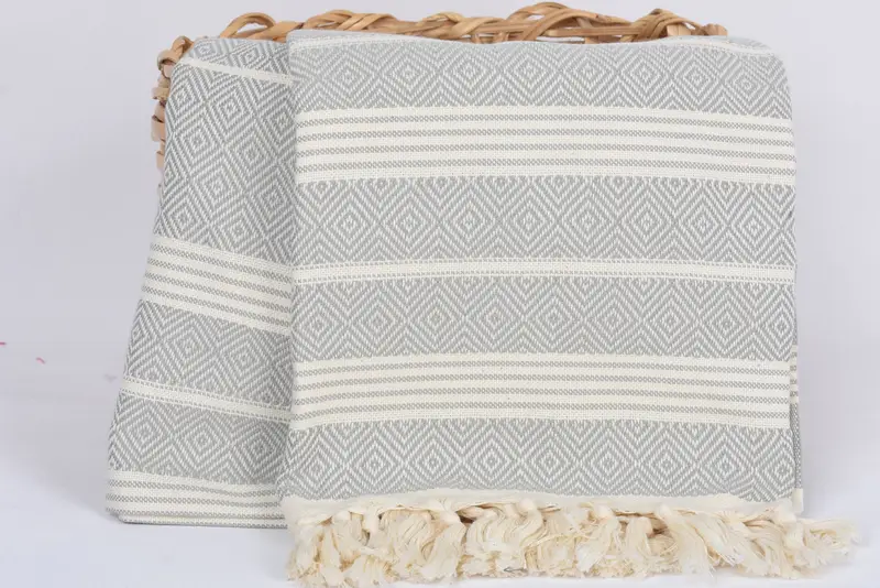Personalized Wedding Gift, Best Beach Towel, 70x38 Cotton Diamond Towel, Gym Towel, Gift Boxes Towel, Friends Beach Towel, Organic Turkish towel - 5