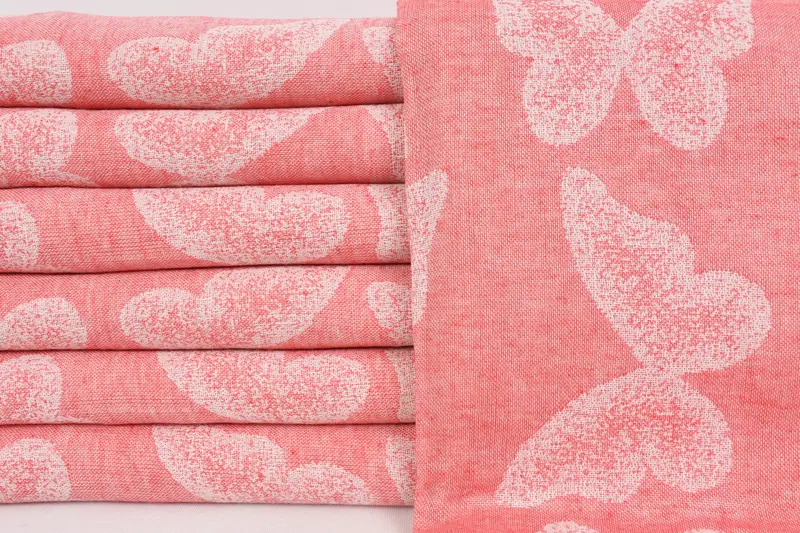 Soft towel, 68x36 Cotton Butterfly Pattern Towel, Custom Wedding Gift, Bridemaids Beach Towel, Cotton towel, Bride Gift, Beach Towel Personalized - 2